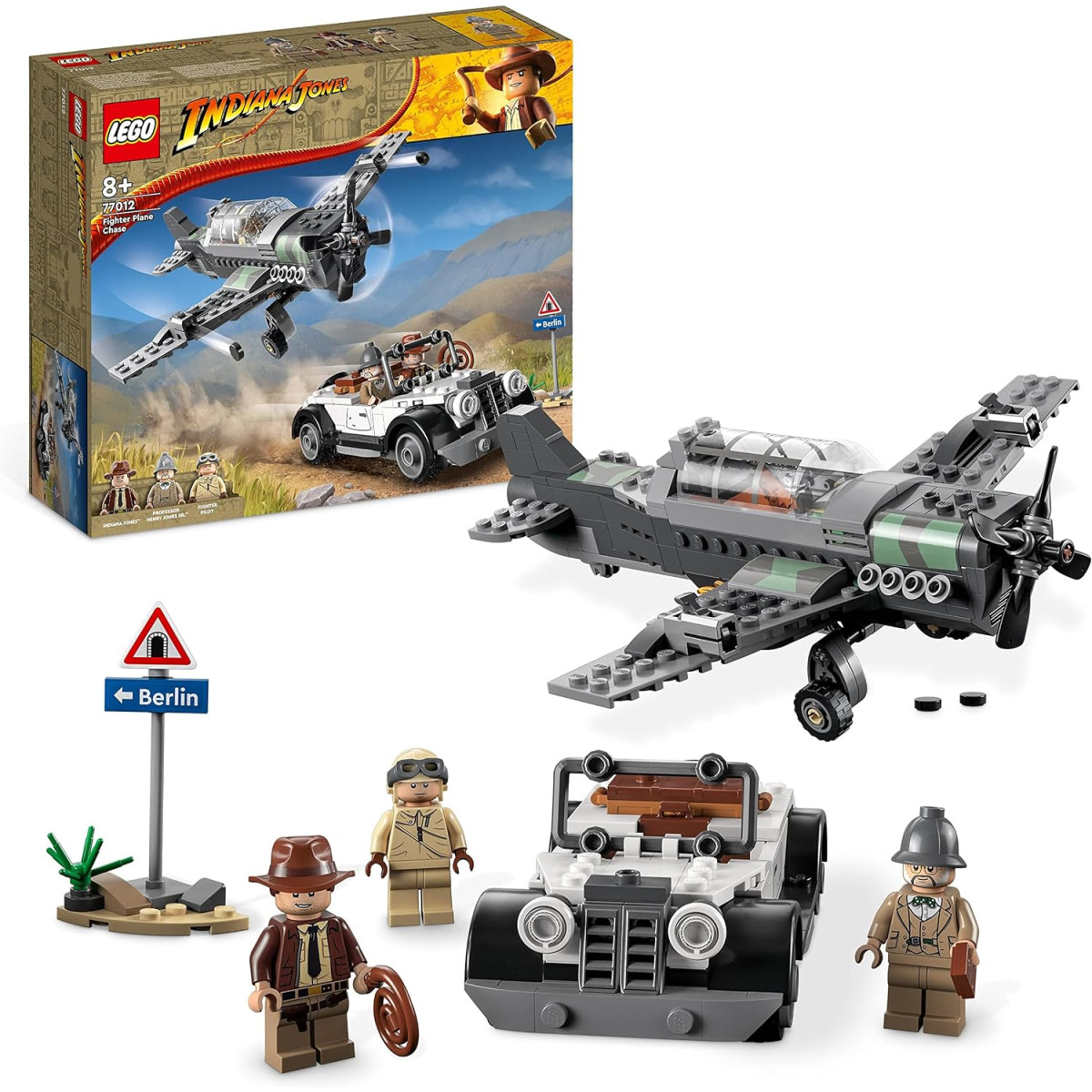 Lego Indiana Jones 77012 - L'inseguimento dell'inseguimento a elica