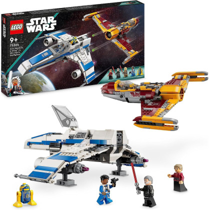 Lego Star Wars 75364 - E-Wing della Nuova Repubblica vs Starfighter di Shin Hati