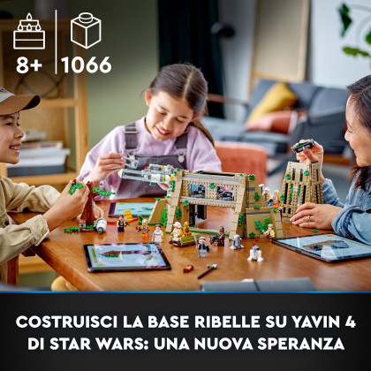 Lego Star Wars 75365 - Base ribelle su Yavin