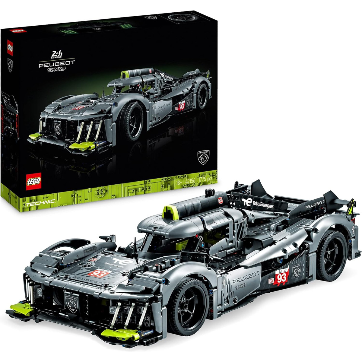 Lego Technic 42156 - Peugeot 9X8 24H Le Mans Hybrid Hypercar