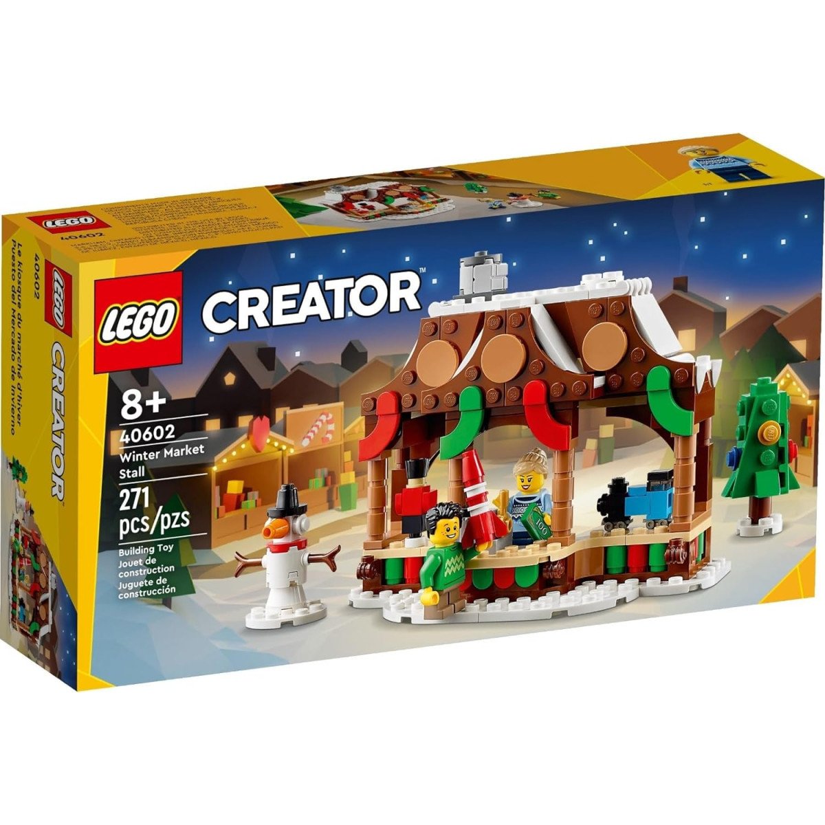 Lego Creator 40602 - Bancarella del mercato invernale