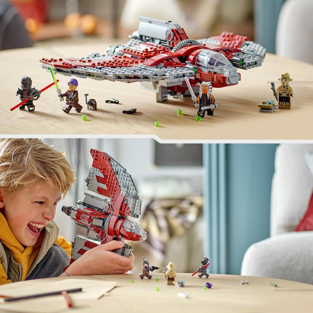 Lego Star Wars 75362 Shuttle Jedi T 6 di Ahsoka Tano Mattoncini