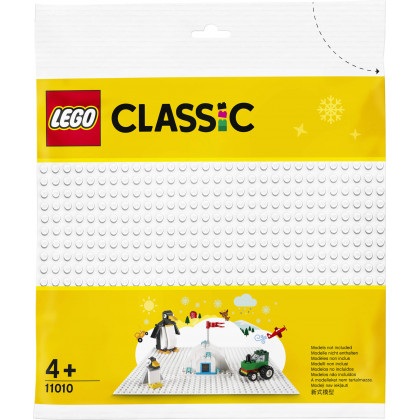 LEGO Classic White Baseplate - 11010