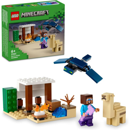 Lego Minecraft 21251 - Spedizione di Steve nel deserto