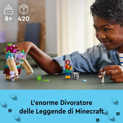 Lego Minecraft Legends 21257 - Resa dei conti con il Divoratore