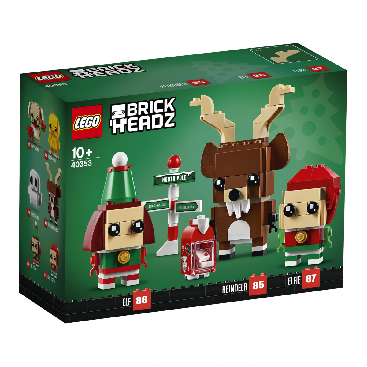 LEGO BrickHeadz Reindeer, Elf and Elfie - 40353