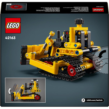 LEGO Technic 42163 - Bulldozer da cantiere