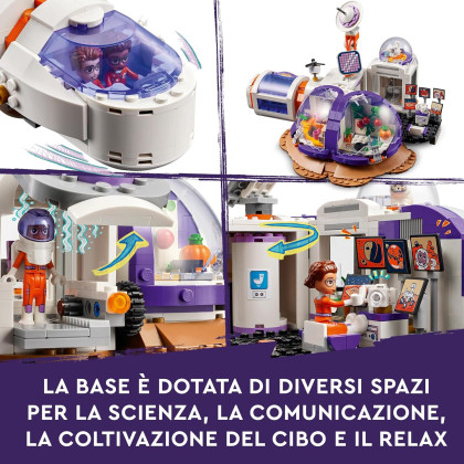 LEGO Friends 42605 - Base Spaziale su Marte e razzo