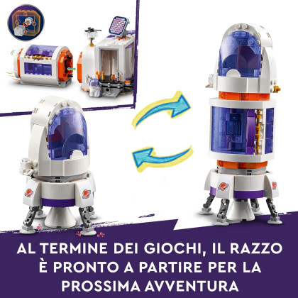 LEGO Friends 42605 - Base Spaziale su Marte e razzo