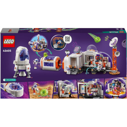 LEGO Friends 42605 - Base Spaziale su Marte e razzo