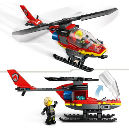 LEGO City 60411 - Elicottero dei pompieri