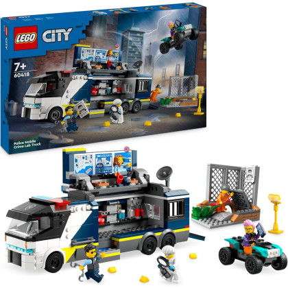 LEGO City 60418 - Camion laboratorio mobile della polizia