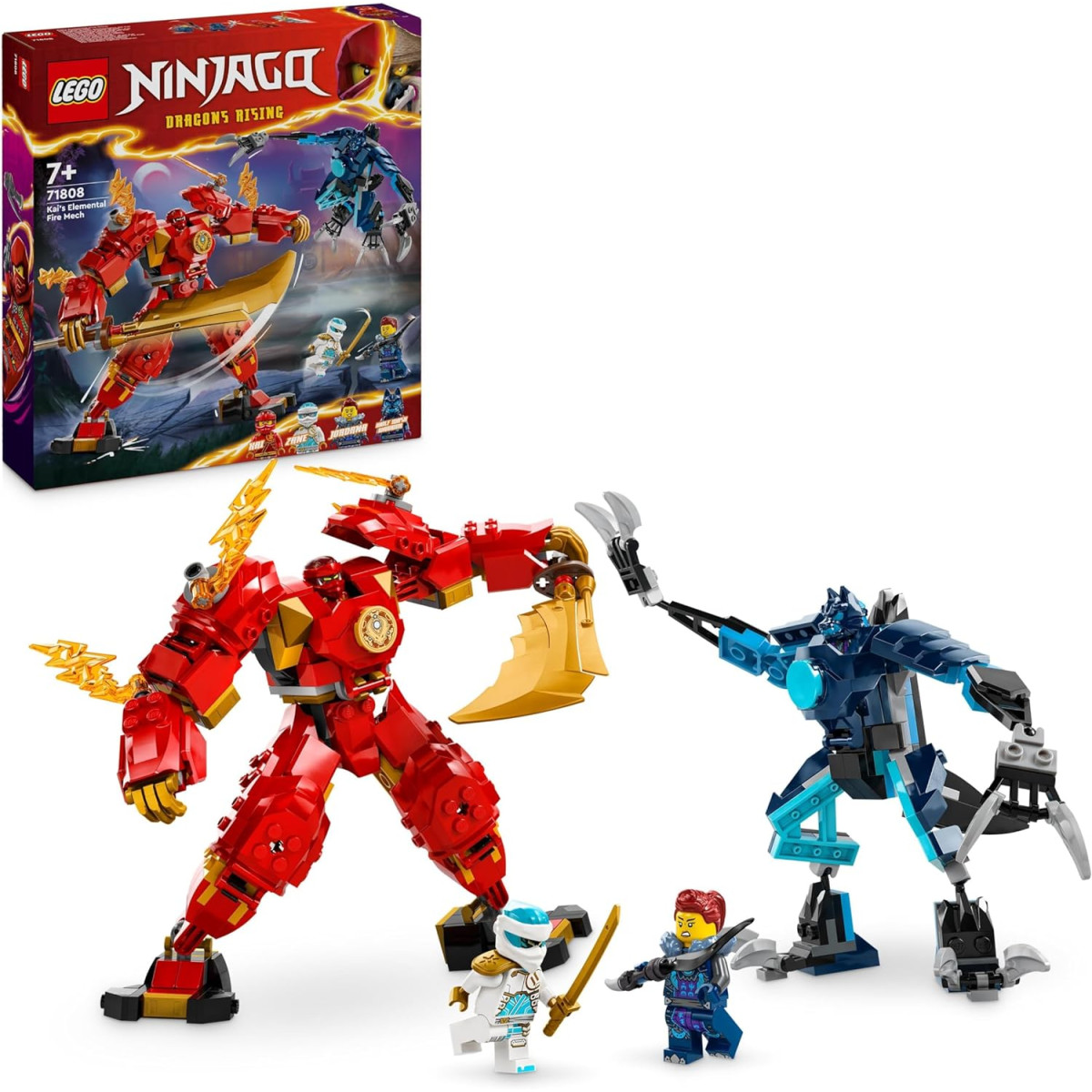 LEGO Ninjago 71808 - Mech elemento Fuoco di Kai