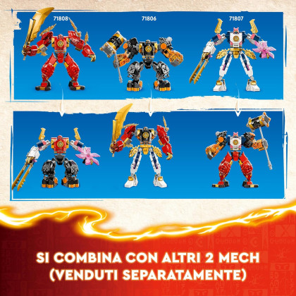 LEGO Ninjago 71808 - Mech elemento Fuoco di Kai