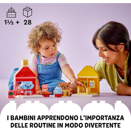 LEGO Duplo 10414 - Attività quotidiane: mangiare e andare a letto