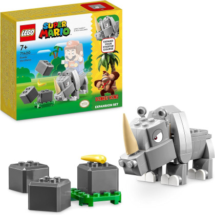 LEGO Super Mario 71420 - Pack di espansione Rambi il rinoceronte