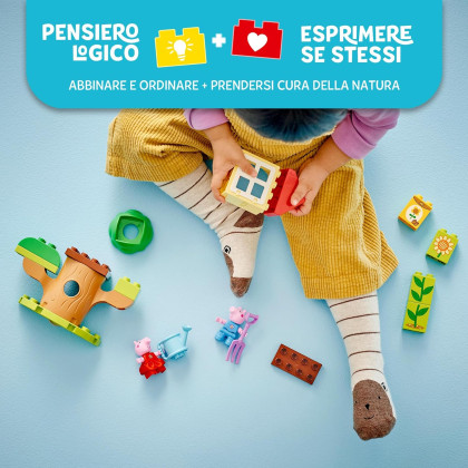 LEGO Duplo 10431 - Il giardino e la casa sull'albero di Peppa Pig