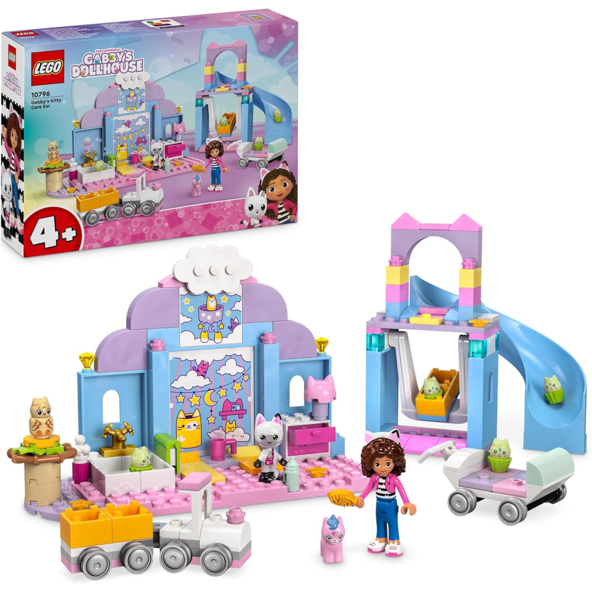 LEGO Gabby's Dollhouse 10796 - Asilo gatto-orecchio di Gabby