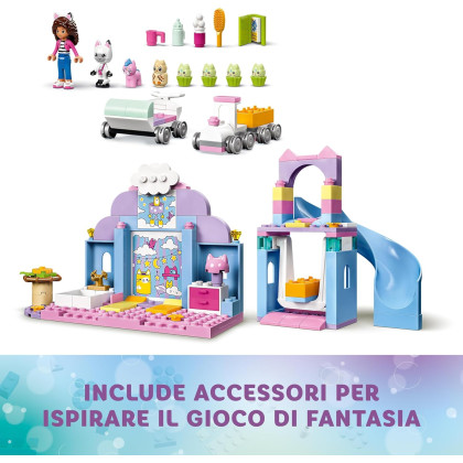 LEGO Gabby's Dollhouse 10796 - Asilo gatto-orecchio di Gabby