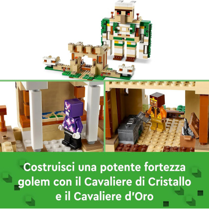LEGO Minecraft 21250 - La Fortezza del Golem di Ferro