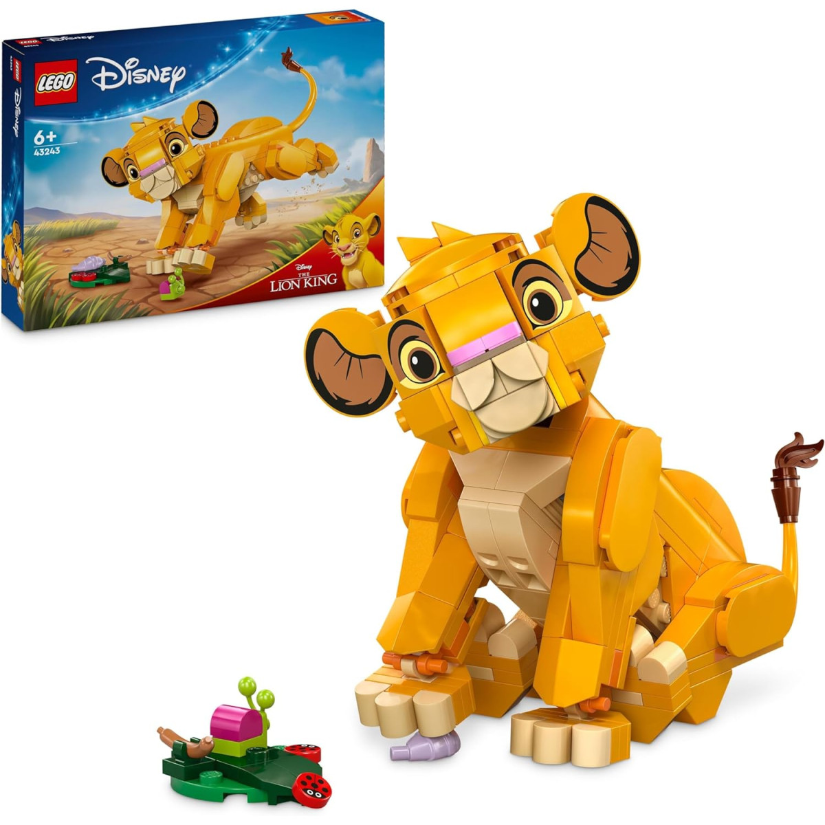 LEGO Disney 43243 - Simba, il cucciolo del Re Leone