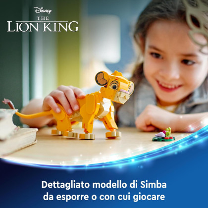 LEGO Disney 43243 - Simba, il cucciolo del Re Leone