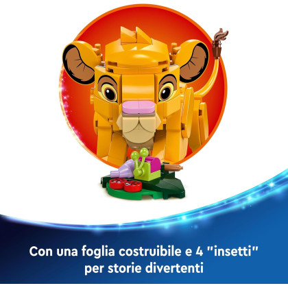 LEGO Disney 43243 - Simba, il cucciolo del Re Leone