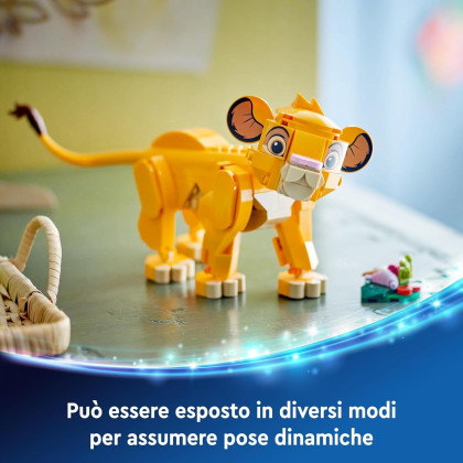 LEGO Disney 43243 - Simba, il cucciolo del Re Leone