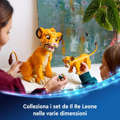 LEGO Disney 43243 - Simba, il cucciolo del Re Leone