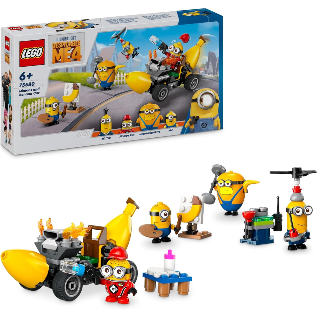 LEGO Minions 75580 - I Minions e l’auto banana