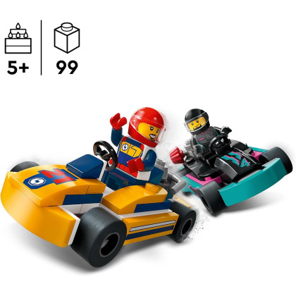 LEGO City 60400 - Go-kart e piloti