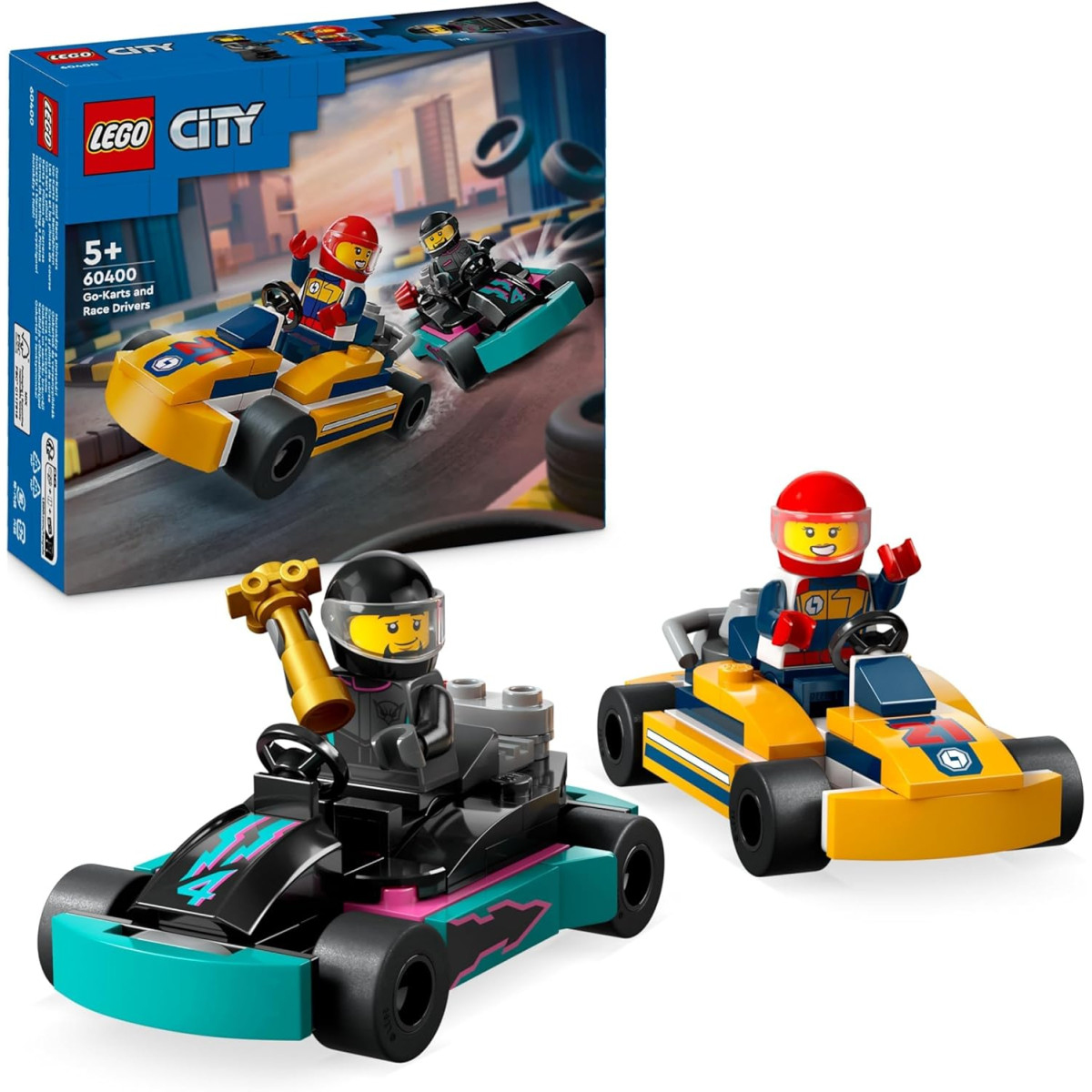 LEGO City 60400 - Go-kart e piloti