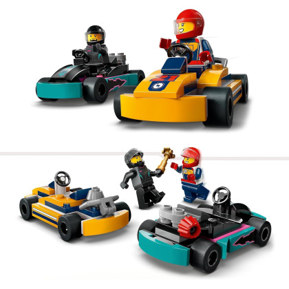 LEGO City 60400 - Go-kart e piloti