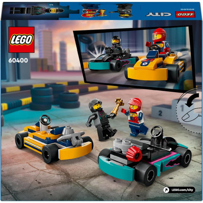 LEGO City 60400 - Go-kart e piloti