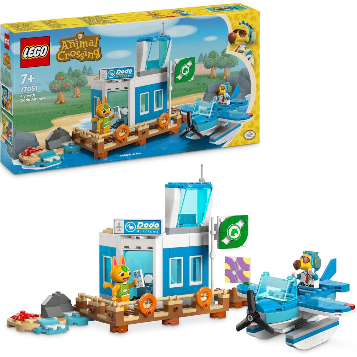 LEGO Animal Crossing 77051 - In volo con la Dodo Airlines