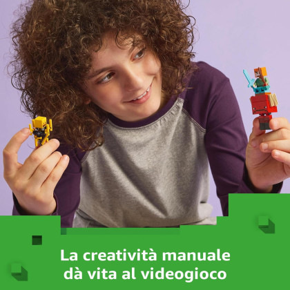 LEGO Minecraft 21266 - Battaglia sul ponte del Nether