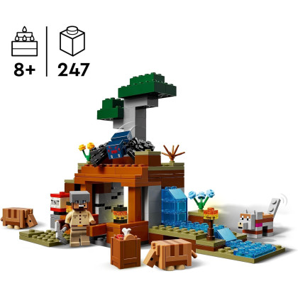 LEGO Minecraft 21269 - Spedizione nella miniera dell’armadillo