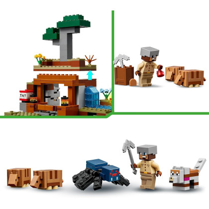LEGO Minecraft 21269 - Spedizione nella miniera dell’armadillo