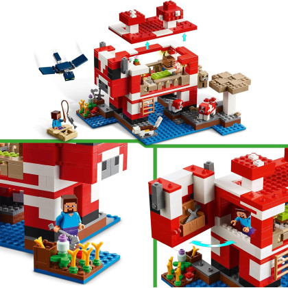 LEGO Minecraft 21270 - La casa del Mooshroom