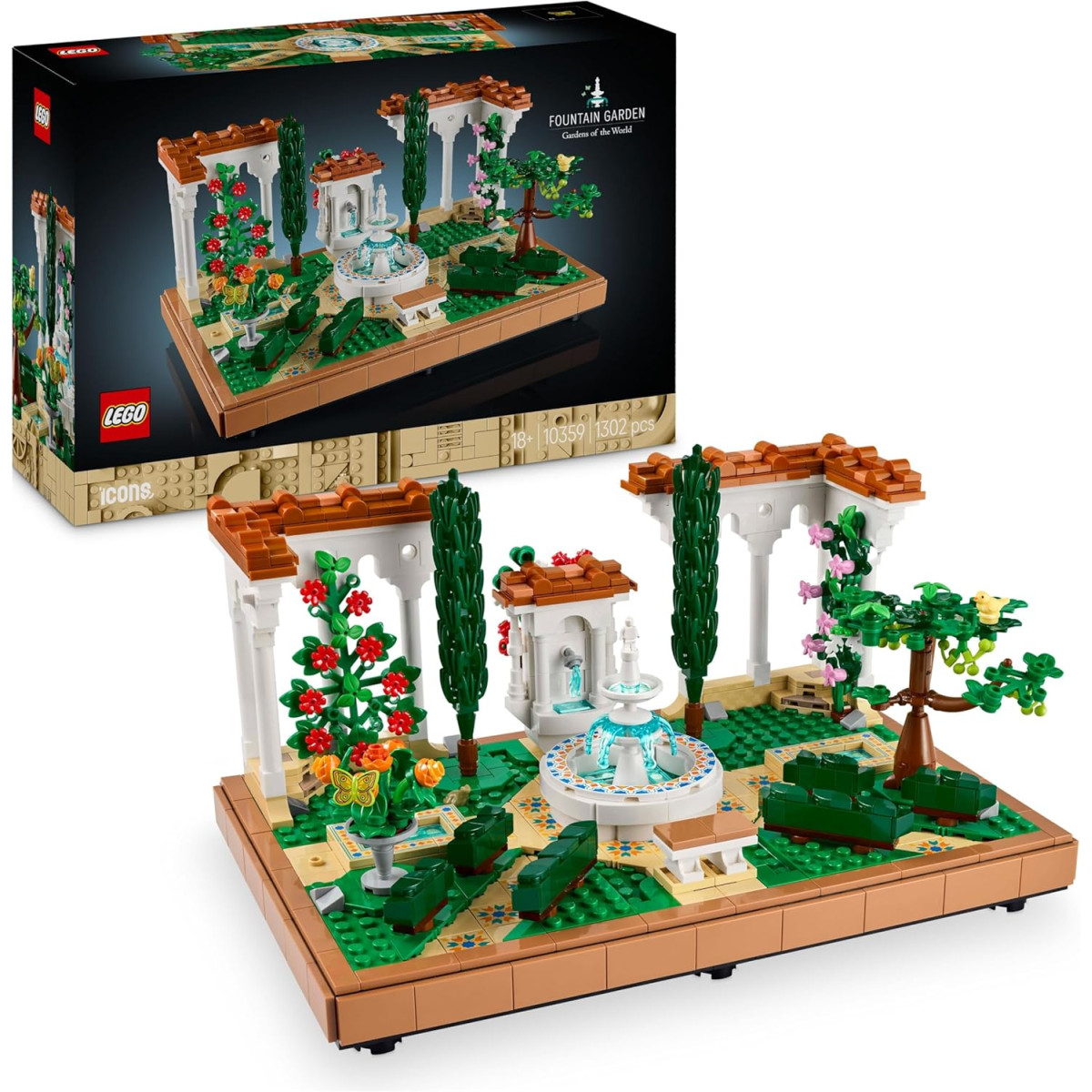 LEGO Icons 10359 - Il giardino della fontana