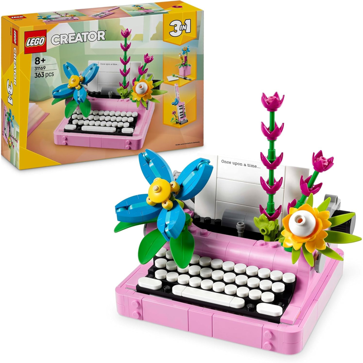 LEGO Creator 31169 - Macchina da scrivere con fiori