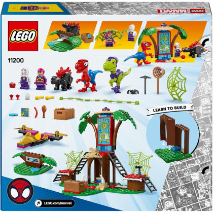 LEGO Spidey 11200 - Battaglia con il raptor al quartier generale sull’albero di Spider-man e Gobby