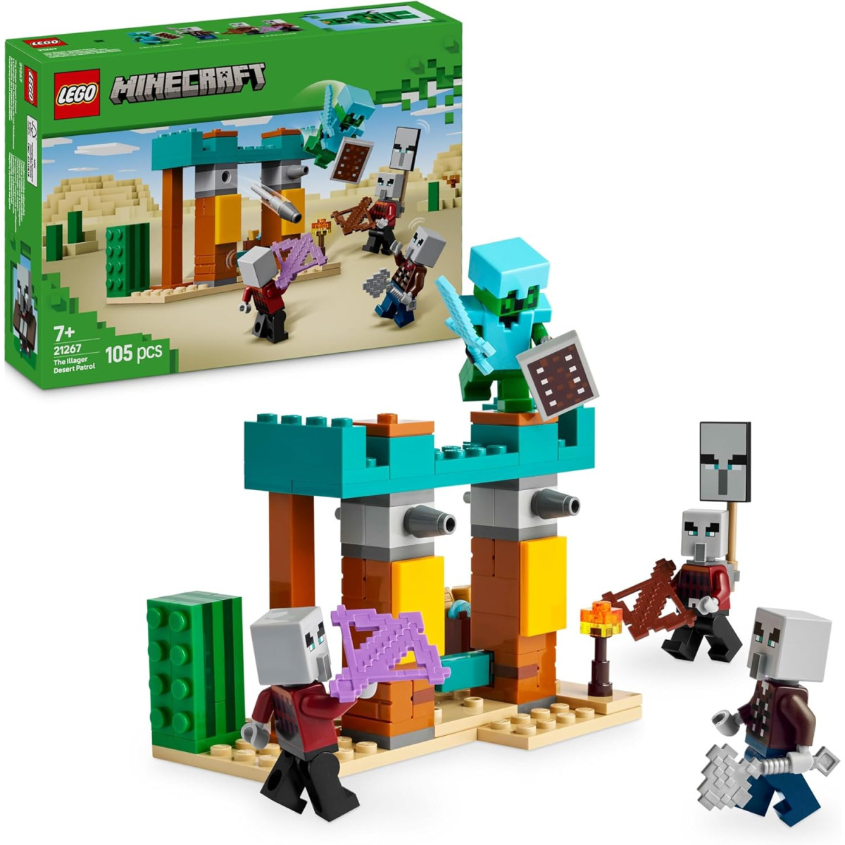 LEGO Minecraft 21267 - Pattuglia nel deserto della bestia