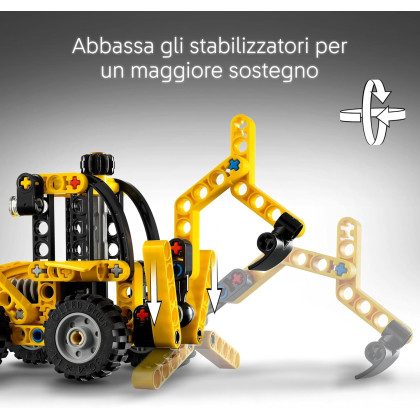 LEGO Technic 42197 - Scavatrice a cucchiaia rovescia
