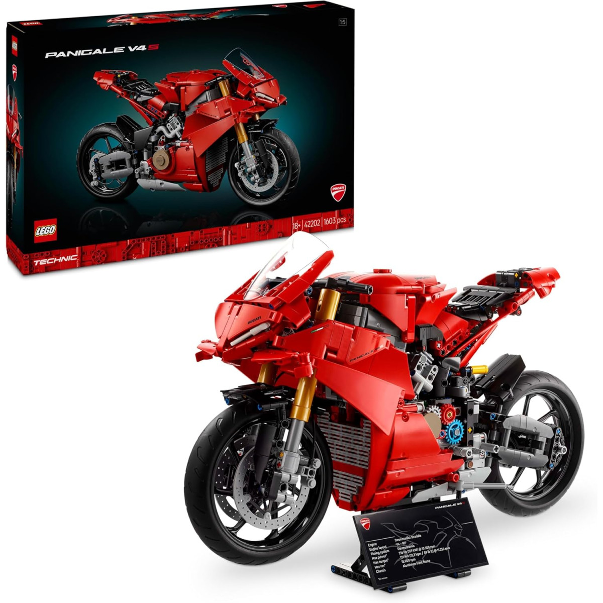 LEGO Technic 42202 - Motocicletta Ducati Panigale V4 S
