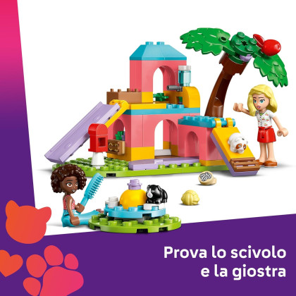 LEGO Friends 42640 - Il parco giochi dei porcellini d’India