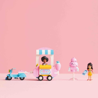 LEGO Friends 42643 - Bancarella di zucchero filato e scooter