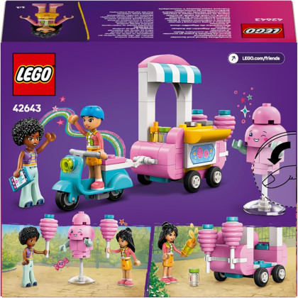 LEGO Friends 42643 - Bancarella di zucchero filato e scooter