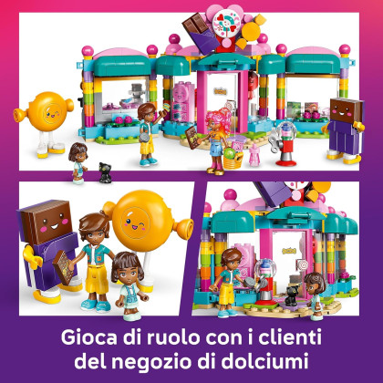 LEGO Friends 42649 - Negozio di dolciumi di Heartlake City