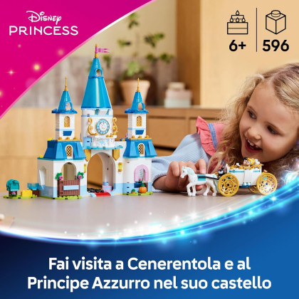 LEGO Disney 43275 - Castello e carrozza di Cenerentola